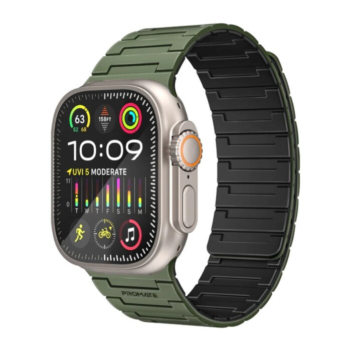 Promate MagBand-MS Premium Magnetic Silicone Watch Band - Image 8