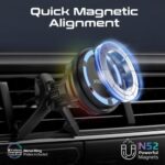 Promate MagChill-GA 15W MagSafe Wireless Charger Mount - Image 3