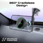 Promate MagChill-GA 15W MagSafe Wireless Charger Mount - Image 7