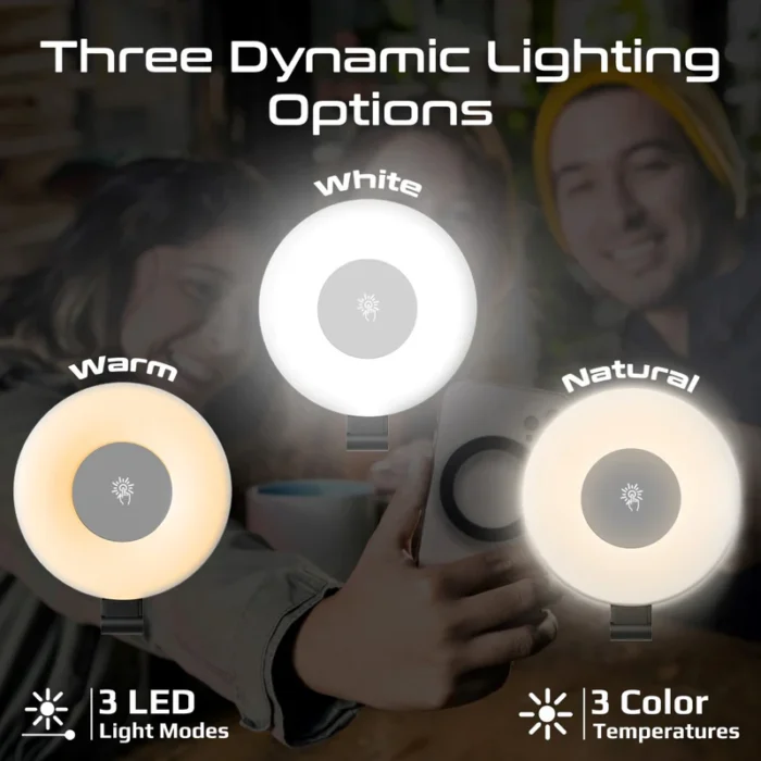 Promate MagHalo MagSafe LED Ring Light - Image 3