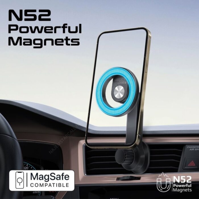 Promate MagHoop-AV MagGrip AC Vent Phone Holder - Image 2