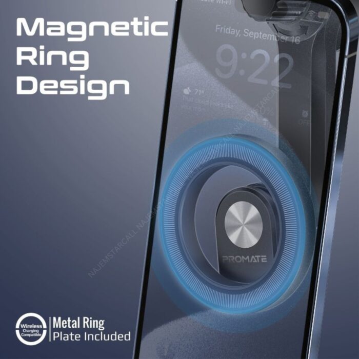 Promate MagHoop-AV MagGrip AC Vent Phone Holder - Image 7