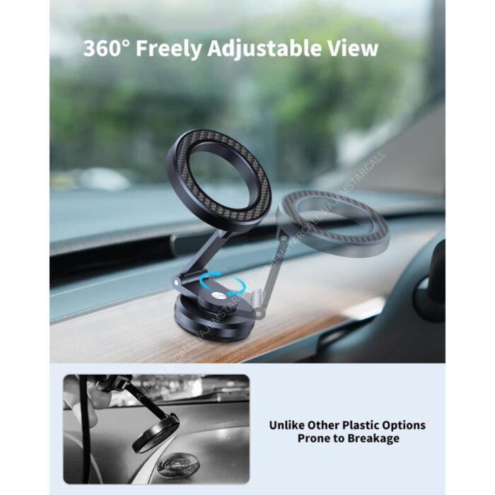 Promate MagHoop-HG MagGrip Foldable Magnetic Phone Holder - Image 5