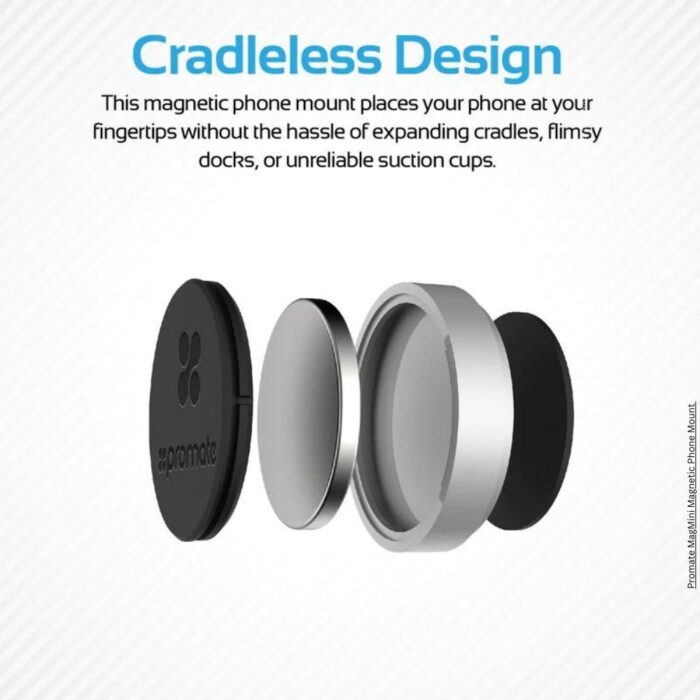 Promate MagMini Magnetic Phone Mount - Image 5