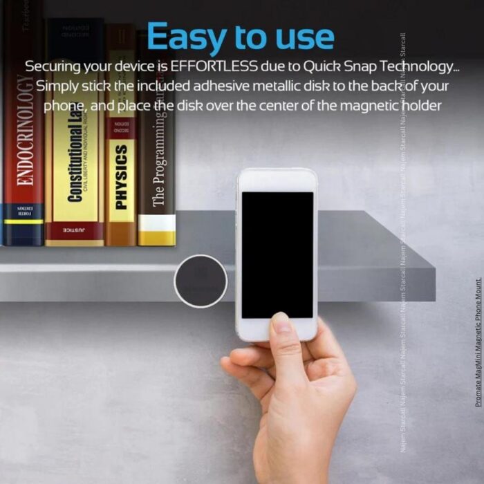 Promate MagMini Magnetic Phone Mount - Image 4