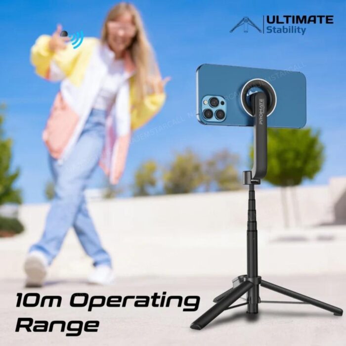 Promate MagStick MagSafe Compatible Foldable Selfie Stick - Image 6