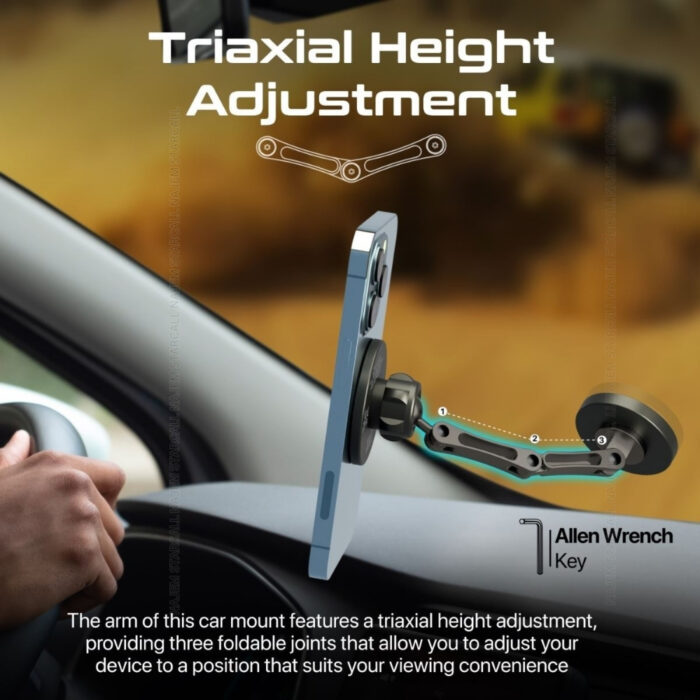 Promate Magnus SecureGrip Smartphone Holder - Image 4