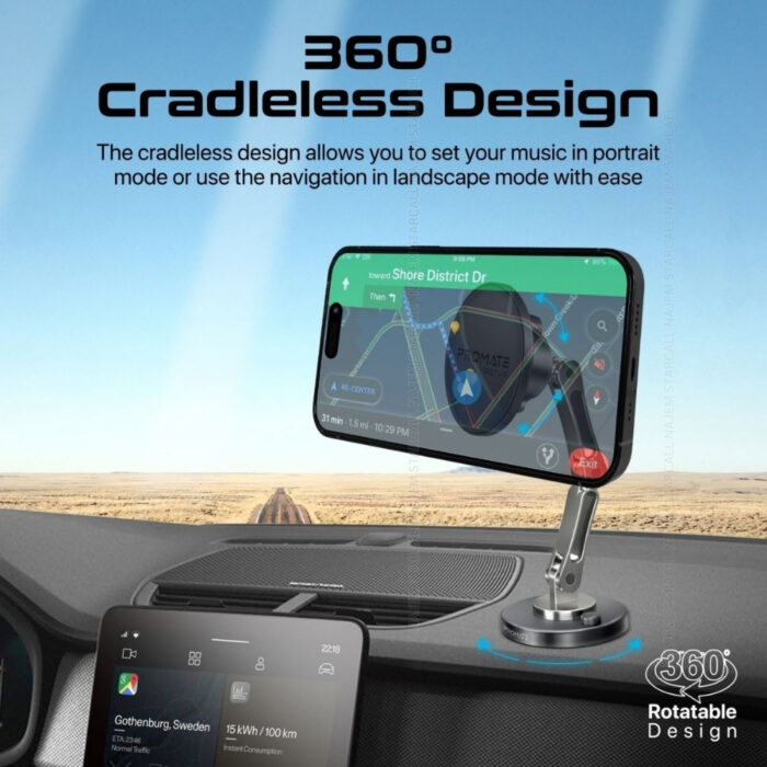 Promate Magnus SecureGrip Smartphone Holder - Image 5
