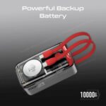 Promate Mavrix 35W Transparent Power Bank - Image 5