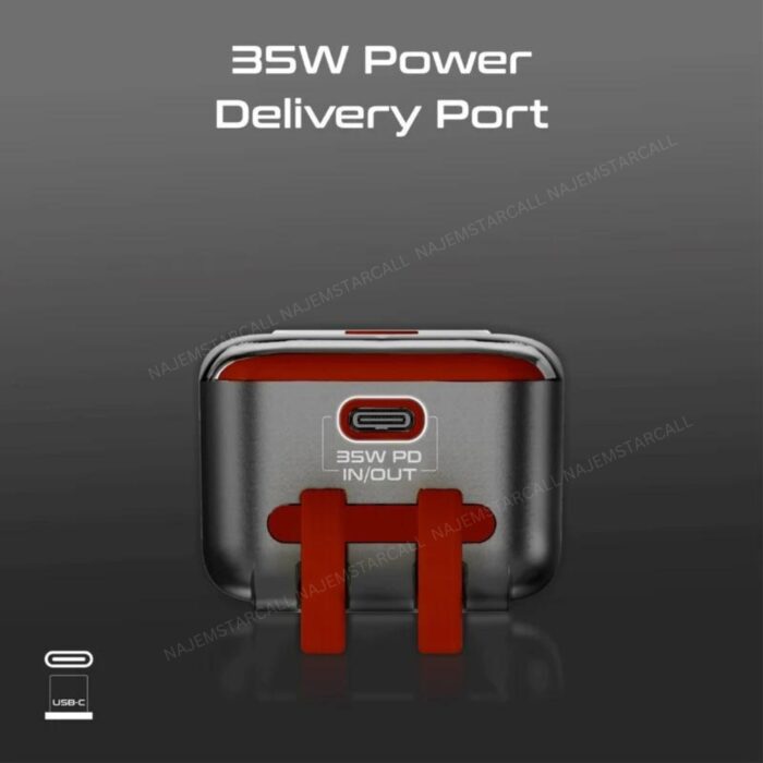 Promate Mavrix 35W Transparent Power Bank - Image 7
