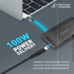 Promate MediaHub-C6 6 in 1 USB-C Media Hub 100W PD - Image 3