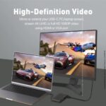 Promate MediaHub-C6 6 in 1 USB-C Media Hub 100W PD - Image 4