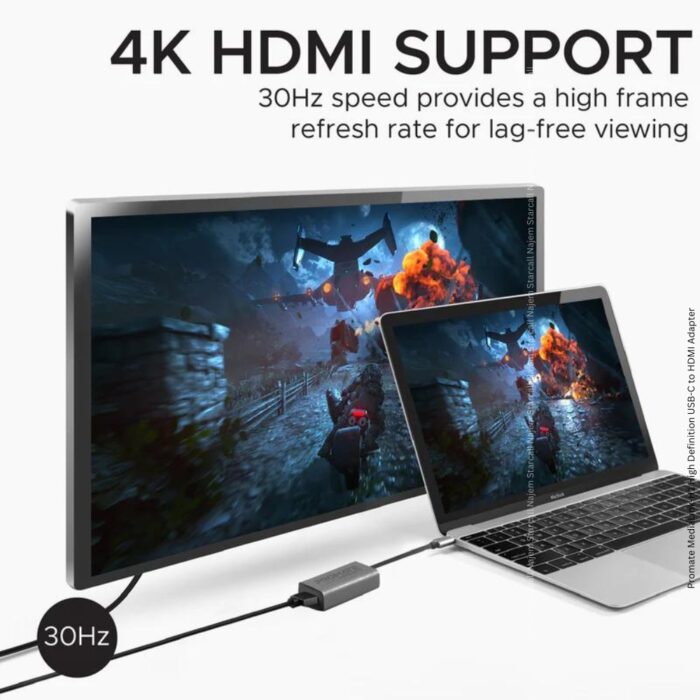 Promate MediaLink-H1 High Definition USB-C to HDMI Adapter - Image 4