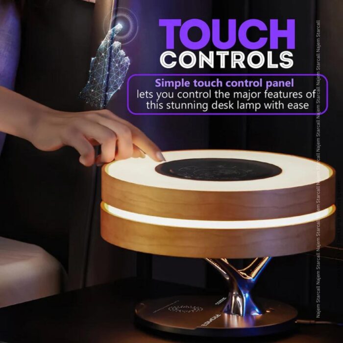 Promate Mirth 3 in 1 Desk Lamp Wireless Speaker - Image 4