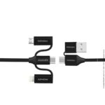 Promate PentaPower 6 in 1 Hybrid Multi Connector Cable