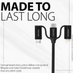 Promate PentaPower 6 in 1 Hybrid Multi Connector Cable - Image 6