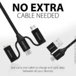 Promate PentaPower 6 in 1 Hybrid Multi Connector Cable - Image 7