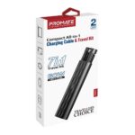 Promate Perk Compact All in 1 Charging Cable and Travel Kit - Image 7