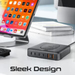 Promate PowerBase-GaN100 GaNFast 100W Power Delivery Charging Station - Image 7