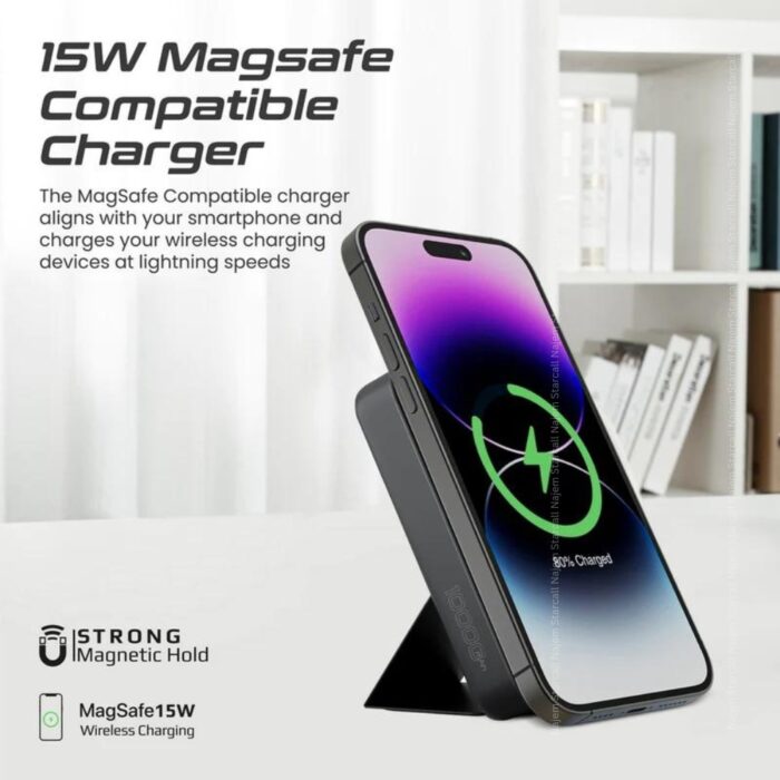 Promate PowerMag-Trio SuperCharge MagSafe Power Bank - Image 3