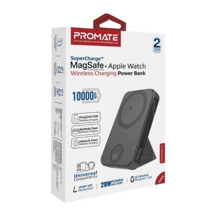 Promate PowerMag-Trio SuperCharge MagSafe Power Bank - Image 8