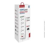 Promate PowerMatrix-5 Socket Power Strip with USB Ports UK Plug - Image 7