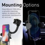 Promate PowerMount 15W Car Wireless Charger - Image 5