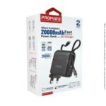 Promate 20000 Power Bank with AC Charger Ultra Compact - Image 8