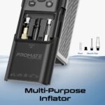 Promate PowerPump 150PSI Portable Air Compressor Power Bank LED Flashlight - Image 8