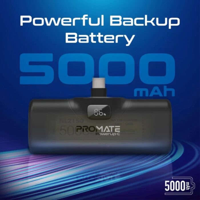 Promate PowerUp-C USB-C Ultra Compact Power Bank - Image 3