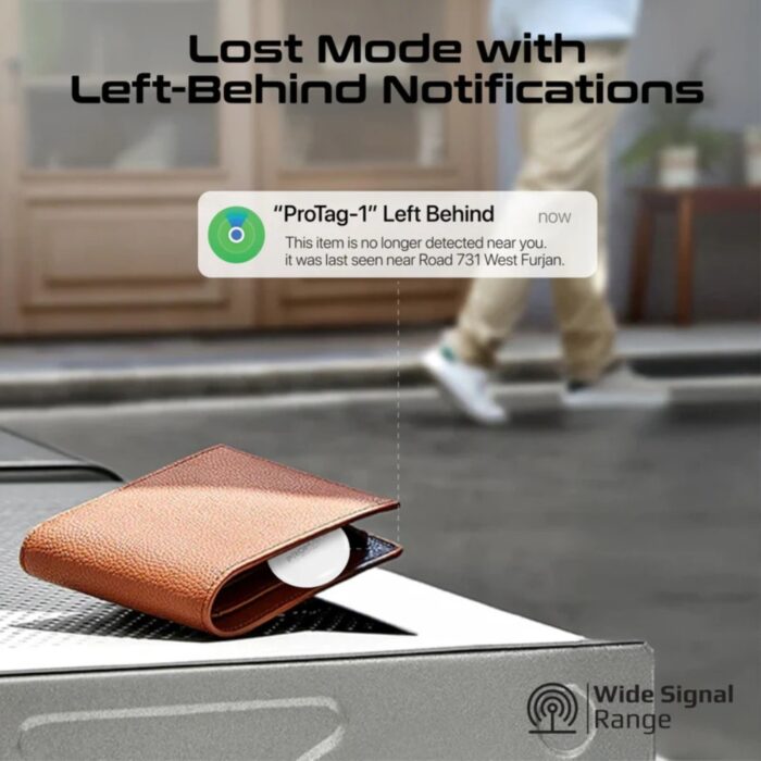 Promate ProTag Smart Precision Tracking Wireless Tag for Apple Find My App - Image 3