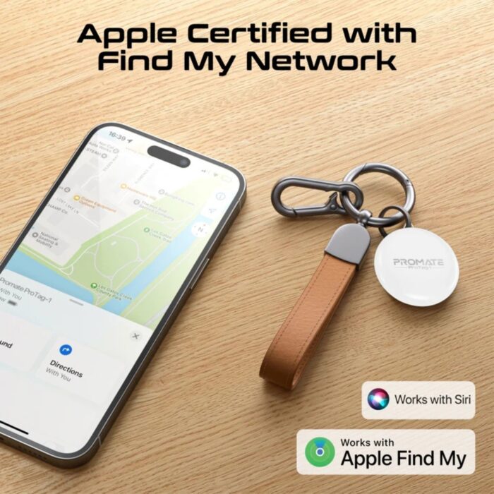 Promate ProTag Smart Precision Tracking Wireless Tag for Apple Find My App - Image 4