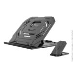 Promate Procooler-1 Foldable Laptop and Smartphone Riser Stand - Image 2