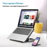 Promate Procooler-1 Foldable Laptop and Smartphone Riser Stand