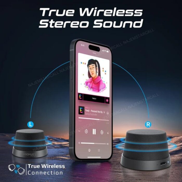 Promate Punch Mini Bluetooth Speaker with MagSafe - Image 3
