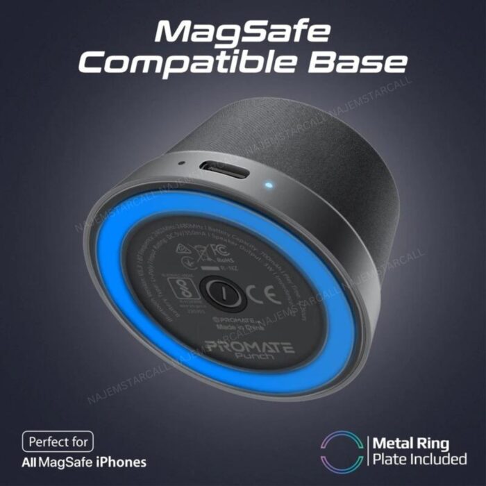 Promate Punch Mini Bluetooth Speaker with MagSafe - Image 4