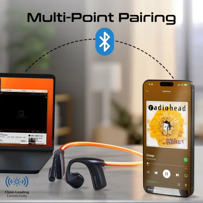 Promate RippleGlow Wireless Neckband Earphones - Image 5
