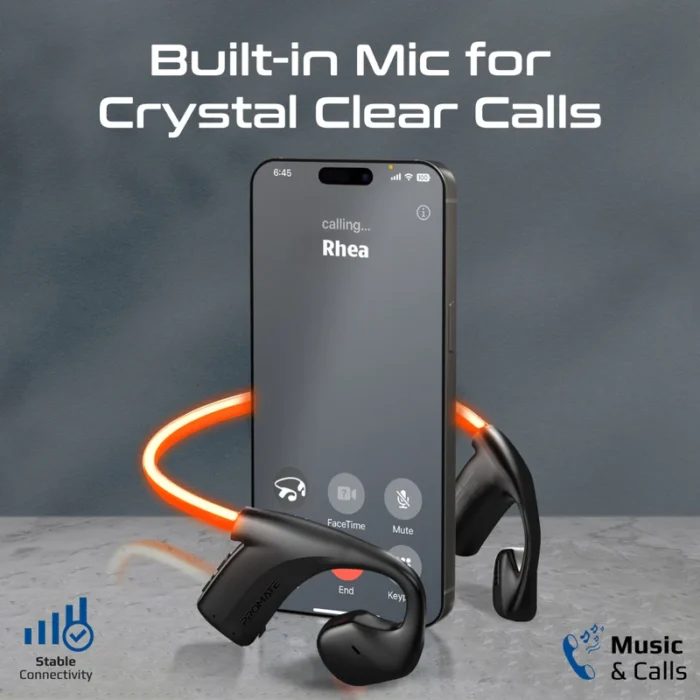 Promate RippleGlow Wireless Neckband Earphones - Image 8