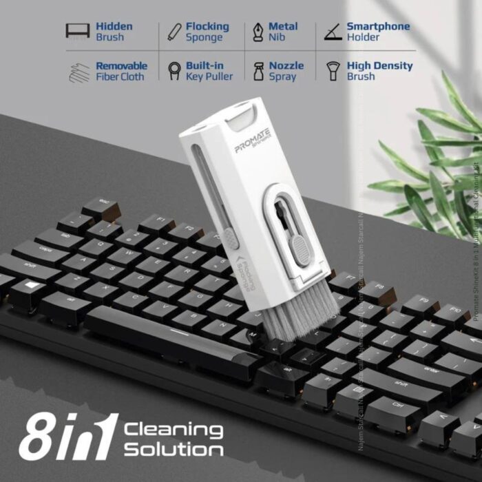 Promate ShineKit 8 in 1 Multifunctional Cleaning Kit - Image 2