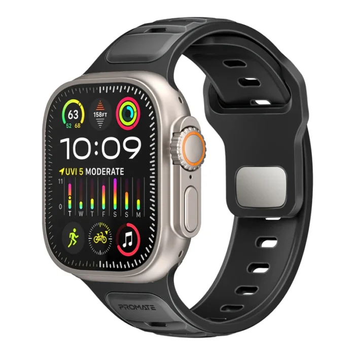 Promate SiliBand-DC Silicone Sporty Watch Band - Image 9