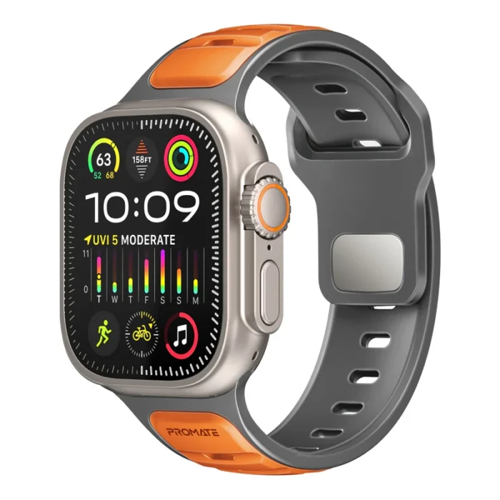 Promate SiliBand-DC Silicone Sporty Watch Band - Image 7