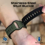 Promate SiliBand-DC Silicone Sporty Watch Band - Image 4