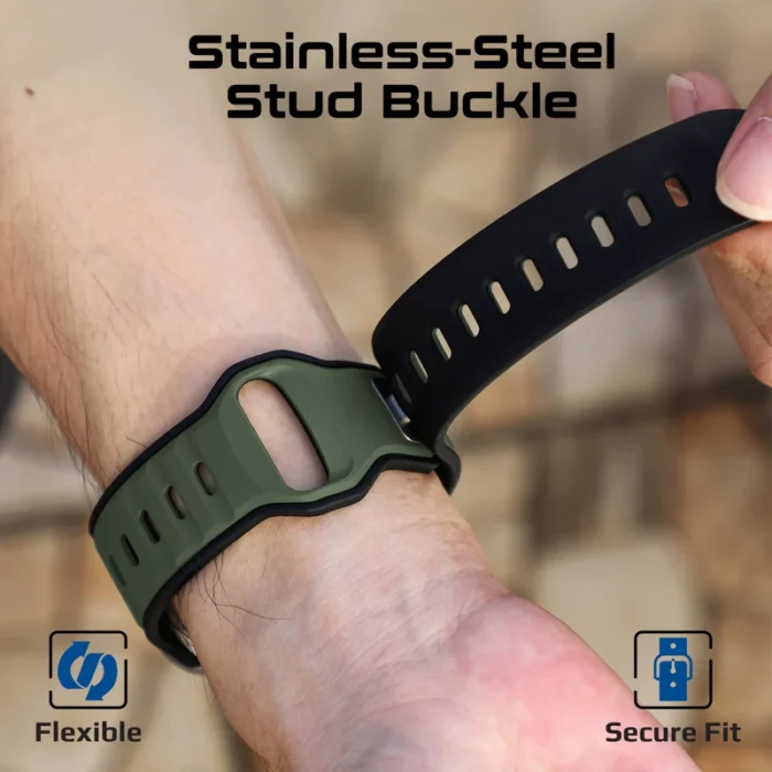Promate SiliBand-DC Silicone Sporty Watch Band - Image 4