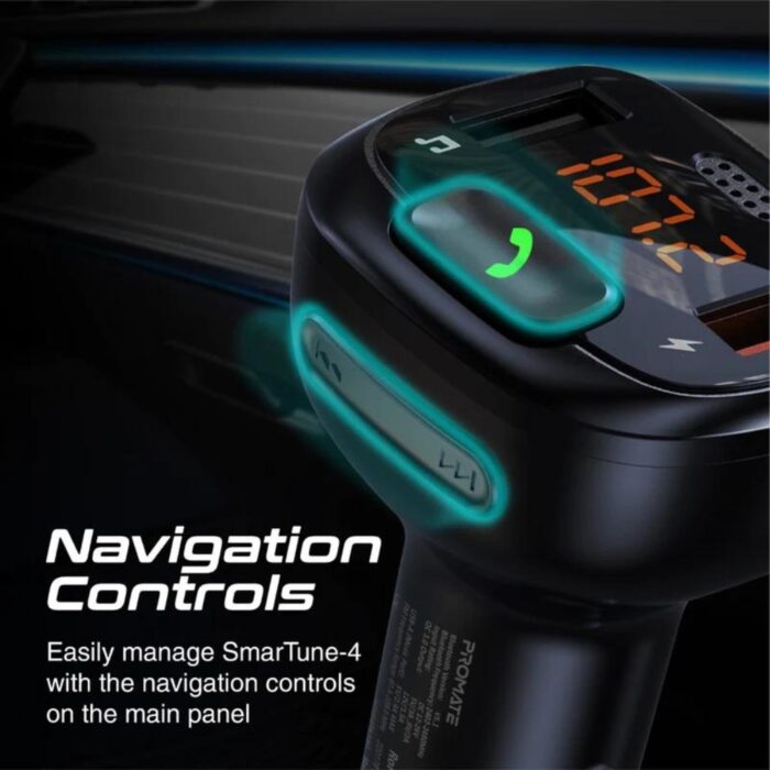 Promate SmarTune-4 FM Transmitter Kit - Image 5