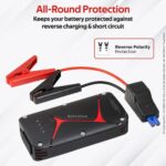 Promate SparkTank-16 1200A 12V Car Battery Booster with 16000mAh PowerBank - Image 6