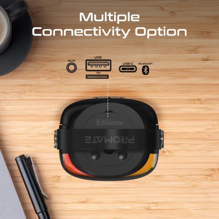 Promate Spectro-20 HD 20W RGB True Wireless Speaker - Image 4