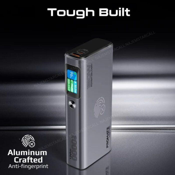 Promate Titan-130 Sleek 130W 20000mAh Power Bank - Image 6
