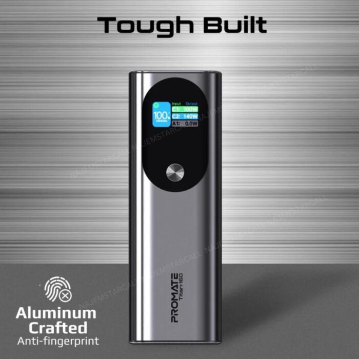 Promate Titan-160 Ultra-Compact 160W 27600mAh Power Bank - Image 6