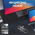 Promate TransHub-Pro 100W 11-in-1 Transparent Ultra-Fast Multiport USB-C Hub - Image 4