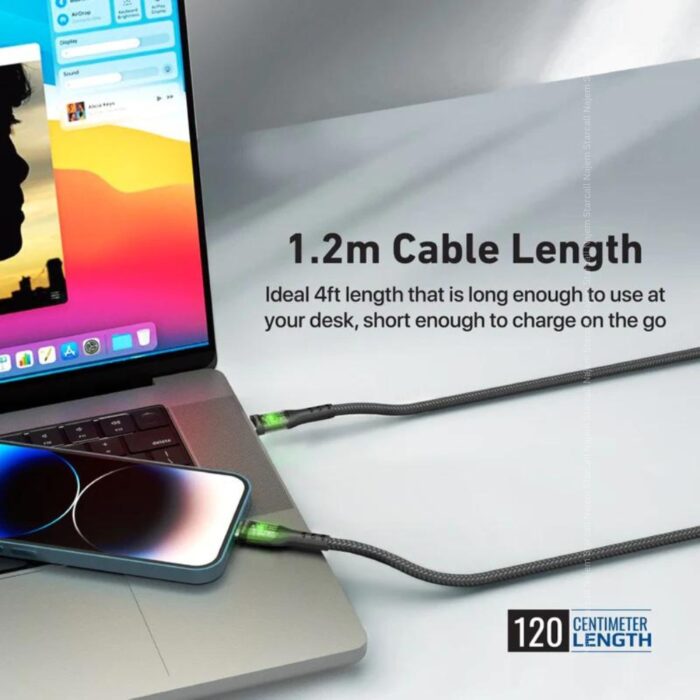 Promate TransLine-Ci 27W Power Delivery USB-C to Lightning Cable - Image 5